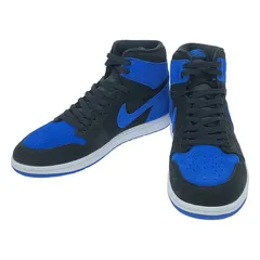 【美品】  NIKE / ナイキ | 2023 | AIR JORDAN 1 RETRO HIGH OG ROYAL REIMAGINED エアジョーダン1 レトロハイオージー ロイヤルリイマジンド スニーカー | 29 | ブラック / ブルー | メンズ