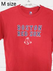 M／US古着／Ｔシャツ／MLB／ボストン・レッドソックス／メジャーリーグＴシャツ／BOSTON RED SOX