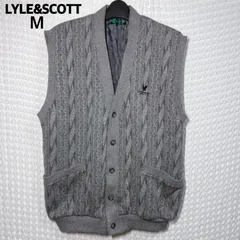b186 LYLN&SCOTT ライラアンドスコット　ベスト　ニット　ダウン　古着のサムネイル