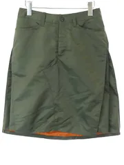 MADISON BLUE マディソンブルー 21SS 5POCKET KNEE SK NY TWILL ナイロンツイルスカート カーキ サイズ：2のサムネイル
