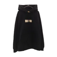 SUPREME (シュプリーム) 22SS×Burberry Box Logo Hooded Sweatshirt ボックスロゴ スウェットパーカー プルオーバー フーディ ブラックのサムネイル