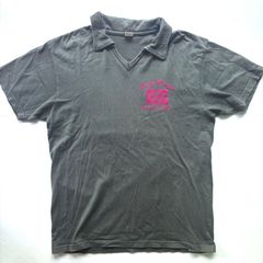 FLATHEAD フラットヘッド オープンネック Tシャツ ポロシャツ 42 XL チャコール JOLLY ROGER TNV04W BLACKMINT ブラックミント アメカジ