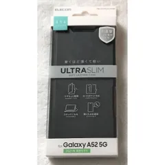 未使用品 エレコム Galaxy A52 5G用 ソフトレザーケース UltraSlim 磁石付き 手帳型 ブラック PM-G214PLFUBK【送料無料】【メール便でお送りします】代引き不可