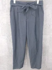 ◇ ◎ URBAN RESEARCH アーバンリサーチ ウエストリボン パンツ サイズ38 ダークグレー レディース 【中古】 【1002800324248】