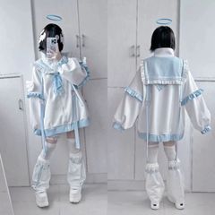 天使界隈 サブカル オーバーサイズ 大きめ ゆったり 原宿 渋谷