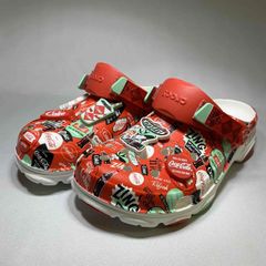 CROCS COCA COLA ALL TERRAIN CLOG 209312-100 クロックス コカコーラ オールテレーン クロッグ US8 26cm 相当 ジビッツ (1606)