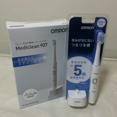W559 未使用　OMRON　オムロン　音波式　電動歯ブラシ　HT-B303　HT-B907　セット　