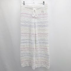 ◇ ⊇ gelato pique ジェラートピケ 総柄 ルームウェアパンツ サイズF ホワイト系 レディース E  【1506130011316】