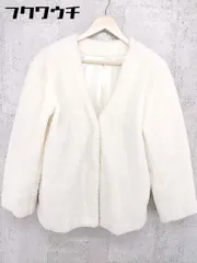■ THE SHOP TK ザ ショップ ティーケー 長袖 ジャケット サイズM アイボリー メンズ 【中古】 【1002802226502】のサムネイル