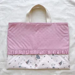 レッスンバッグ 通園バッグ　入園　入学　キルティング　手提げ　女の子　うさぎ