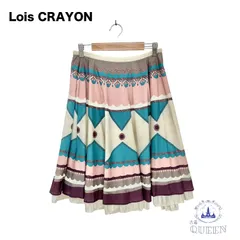 Lois CRAYON エスニックスカート LOIS CRAYON ロイスクレヨン ロングスカート 良好 サイズ:M