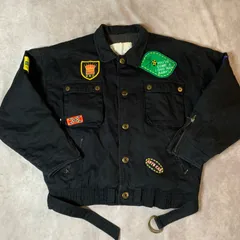 【vintage】ブルゾン　ワッペン　ジャケット　 中綿