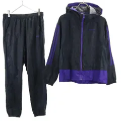 アディダスネオ トレーニングウェア 上下 セットアップ L/OT 黒系 adidas NEO メンズ 古着 【240319】