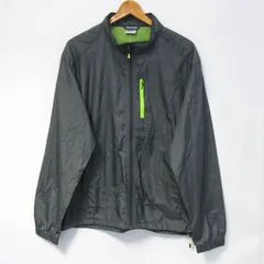 ファーストダウン ブルゾン ジャケット ジャンパー ウインドブレーカー アウター メンズ Lサイズ グレー系 FIRST DOWN the basic 【中古】