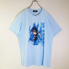 X-LARGE×幽霊白書 SS BLUEカラー TEE‐L