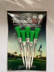トルネードティー グリーン 4インチ 5本セット/TORNADO TEE green 4inch 5set