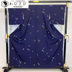 藍染 訪問着 藍香房 本藍 天然灰汁醗酵健藍染 天然阿波藍 中西桂