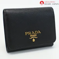 PRADA プラダ サフィアノ 三ツ折 ウォレット 1MH176 QWA F0002 三折