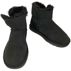 アグ UGG W BAILY BUTTON/BLK ムートンブーツ レディース  25