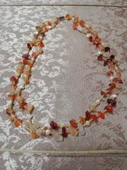 2連天然石ネックレス