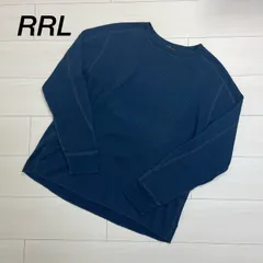 【美品】 RRL サーマル カットソー インディゴ 藍染 クルーネック XXL 美品】 RRL サーマル カットソー インディゴ 藍染 クルーネック