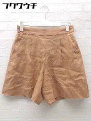 ◇ Mila Owen ミラ オーウェン リネン100% ショート ハーフ パンツ サイズ0 ブラウン系 レディース 【中古】 【1002802289170】のサムネイル