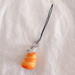 チョココロネ　ストラップ　ミニチュアパン