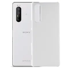 Xperia 1 III ケース SO-51B SOG03 エクスペリア1 マーク3  耐衝撃 シンプル さらさら ハード ケース 【Color】 ホワイトのサムネイル