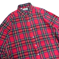 80s 90s L.L.Bean USA製 チェックシャツ コットン100%