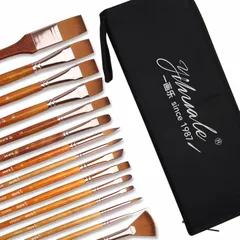 ウインザー&二ュートン社 油彩筆。シリーズ51平型（特選セーブル)NO.11号