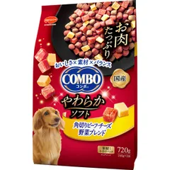【同梱不可】【5個セット】COMBO（コンボ） ドッグ やわらかソフト 角切りビーフ・チーズ 野菜ブレンド 720gのサムネイル
