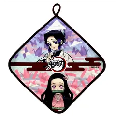 バンダイ(BANDAI) 鬼滅の刃 リアルプリントループ付きハンドタオル／抗菌 女児　　10枚セット