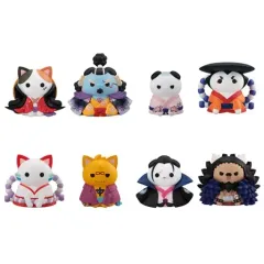【中古】トレーディングフィギュア 全8種セット 「MEGA CAT PROJECT ワンピース ニャンピースニャーン! ルフィとワノ国編でござる」