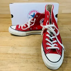 AA34771 CONVERSE コンバース KITH キス Chuck Taylor All-Star 70 Hi RED MONOGRAM ハイカットスニーカー 26.0  ソールダメージ 補修有