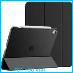 【人気商品】JEDirect iPad Air5 2022 10.9インチ専用iPad Air 5 保護ケース Pencilワイヤレス充電対応 ウェイクアップ/オートスリープ機能付き スマートカバー (ブラック)