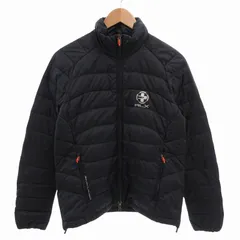 アールエルエックス ラルフローレン RLX RALPH LAUREN ダウンジャケット ブルゾン スタンドカラー ジップアップ ロゴプリント XS 紺 ネイビー /FF ■GY14のサムネイル
