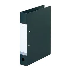 （まとめ） リヒトラブ リクエスト・D型リングファイル A4判タテ型（背幅46mm） G2230-24 黒 1冊入 【×5セット】