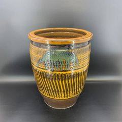 小鹿田焼 おんたやき 傘立て 甕 壺 刷毛目 飛び鉋 /HM-0077 - メルカリ