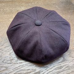 original john BRITISH CASQUETTE BURGUNDY　　モッズ　レトロ　昭和　キャスケット　ハンチング