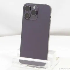 〔中古品〕 iPhone14 Pro Max 512GB ディープパープル MQ9J3J／A SIMフリー【198】