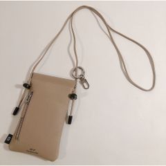 LOHEN スマホショルダーバッグ ベージュ - メルカリ
