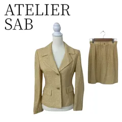 ATELIER SAB  スカートスーツ ベージュ INU4-17