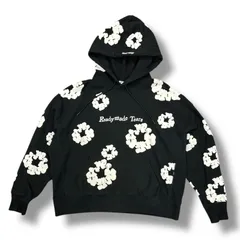 READY MADE × DENIM TEARS COTTON WREATH HOODIE プルオーバーフーディー パーカー レディメイド デニムティアーズ コラボ RE-DT-BK-00-00-08 ブラック XL 85609A6