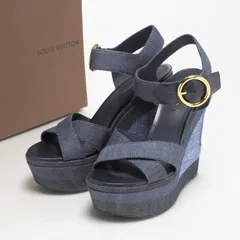 LOUIS VUITTON ルイ・ヴィトン サンダル サイズ36.5 ウェッジソール  