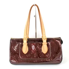 美品『USED』 ルイ・ヴィトン ローズウッド・アヴェニュー M93510 ハンドバッグ モノグラムヴェルニ ダークバイオレット