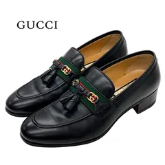 美品❗️GUCCI グッチ ローファー 38 センターエラスティック-