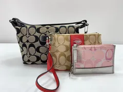 COACHコーチ/3点まとめ/ミニバッグ・アクセサリーポーチ・カードケース