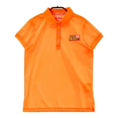サイズ：1 JACK BUNNY ジャックバニー ×パックマン 2022年モデル 半袖ポロシャツ  オレンジ系 [240101336218] ゴルフウェア レディース ストスト