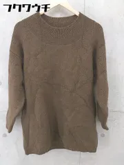 ◇ niko and … ニコアンド ハイネック 長袖 ニット セーター ブラウン レディース 【中古】 【1102050004324】