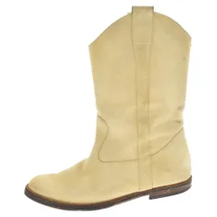Martin Margiela 22 (マルタンマルジェラ) スウェードレザー ペコスブーツ ベージュ イタリア製 42のサムネイル